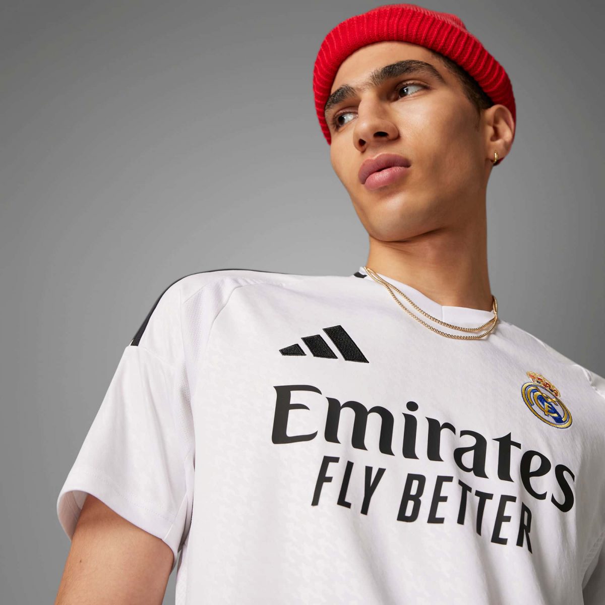 Мужская футболка adidas REAL MADRID 24/25 HOME JERSEY Белая