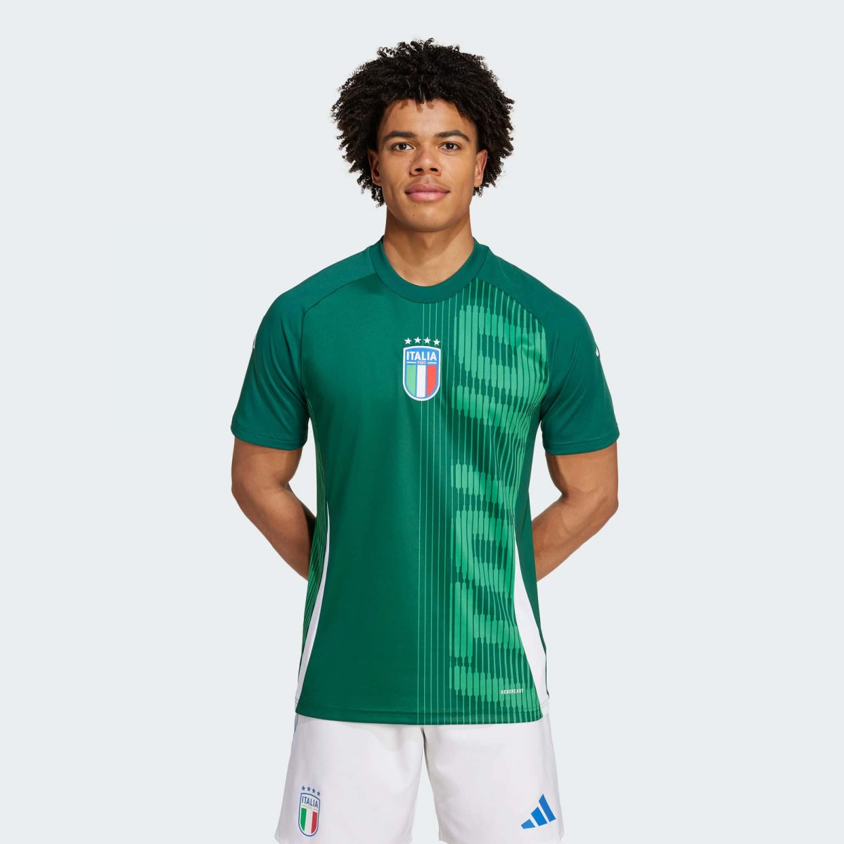 Мужская футболка adidas ITALY PRE-MATCH JERSEY фото