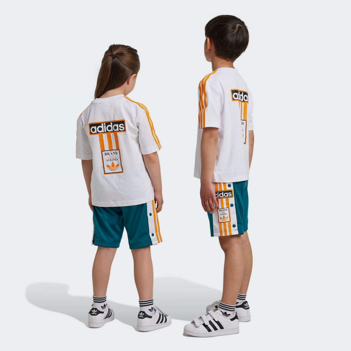 Детские шорты adidas SHORTS TEE SET фотография