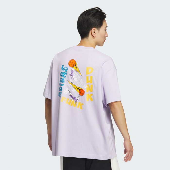 Мужская футболка adidas BB GFXPLAY FD Фиолетовая