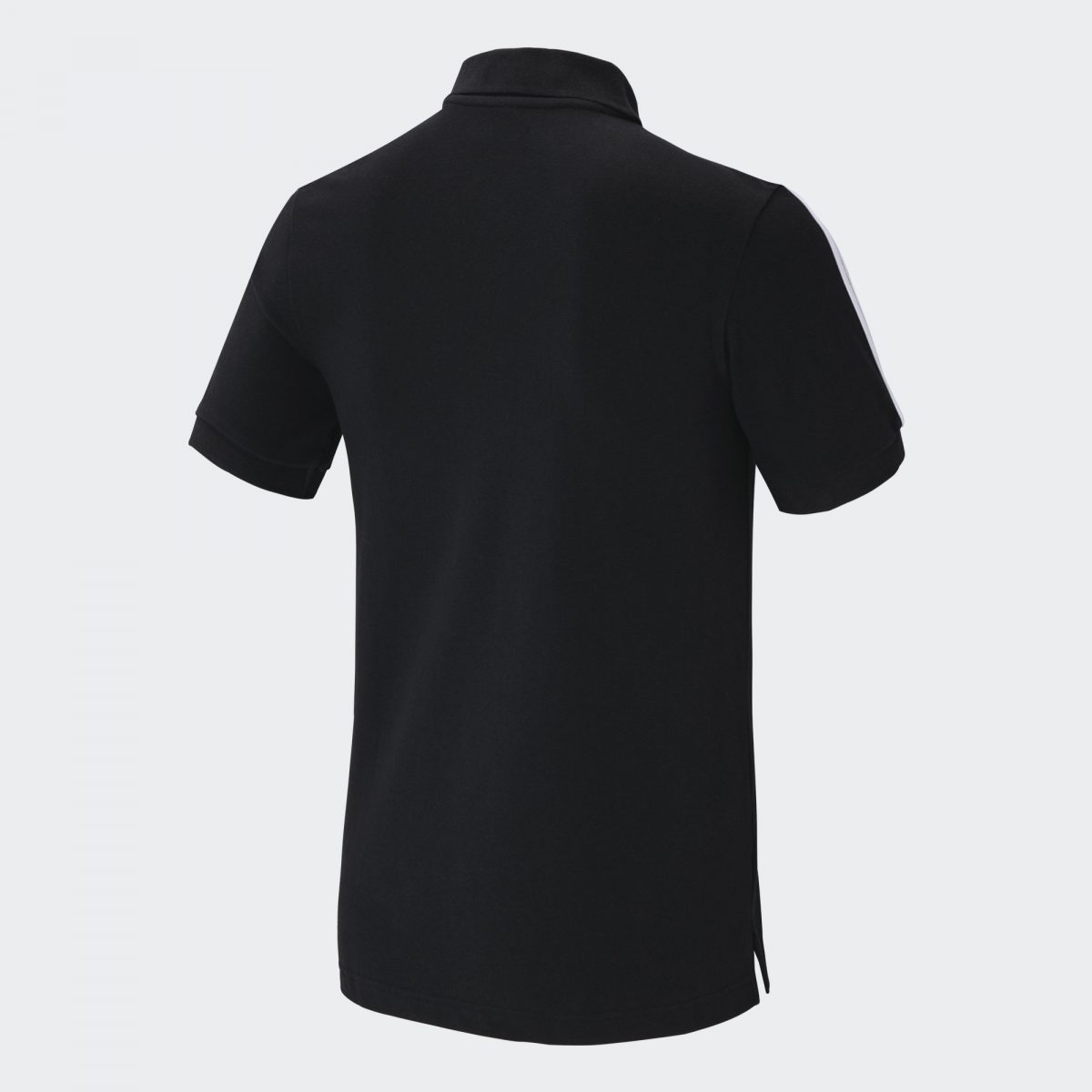 Мужская футболка adidas 3-STRIPES POLO SHIRT Черная фотография