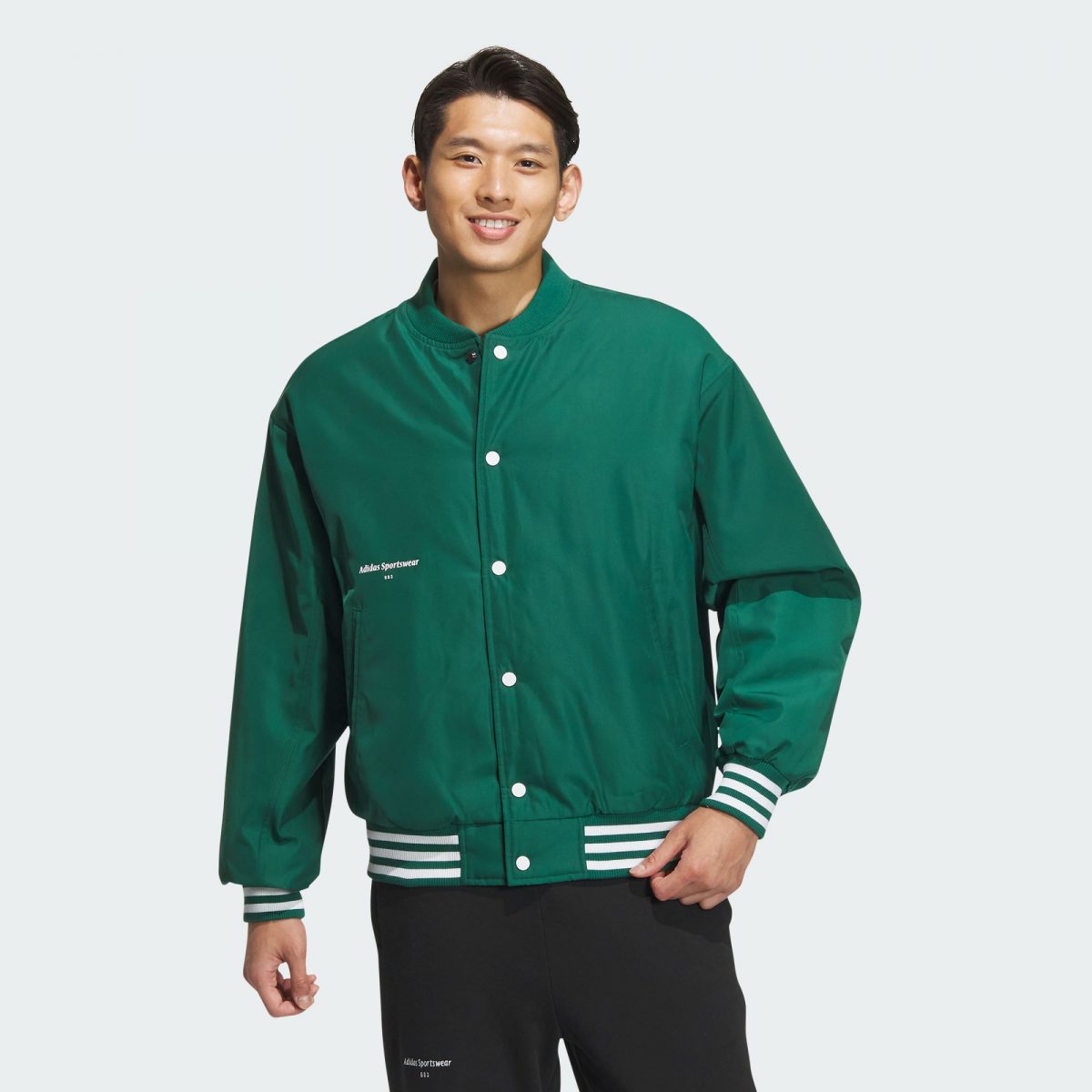 Мужская куртка adidas SMALL LOGO BASEBALL JACKET фото