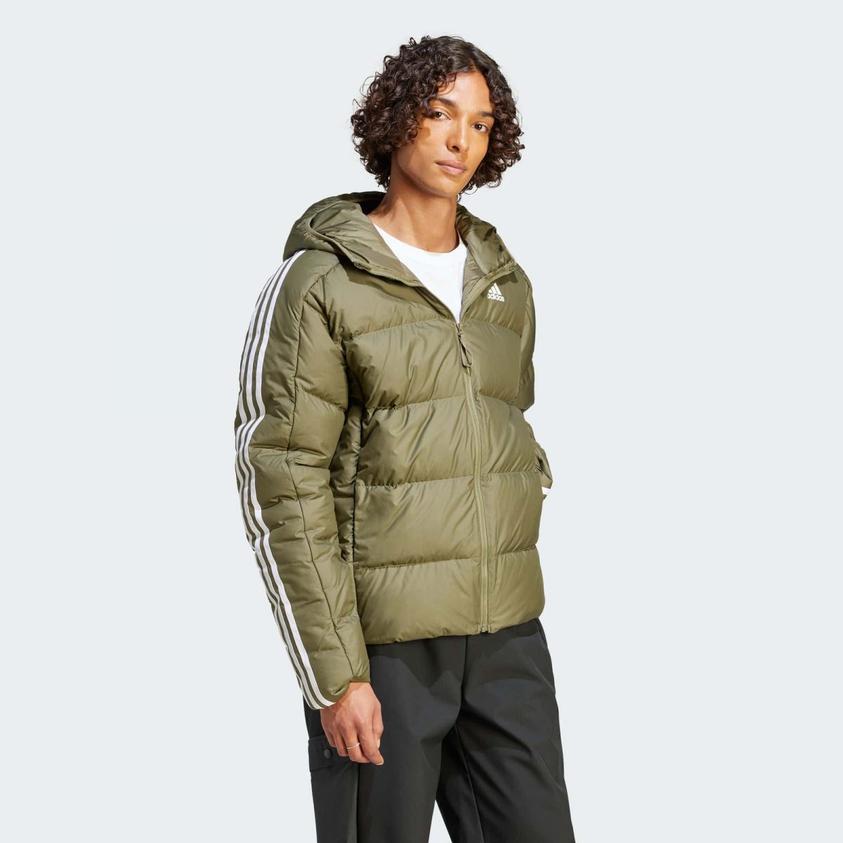 Мужская куртка adidas ESSENTIALS DOWN HOODED JACKET