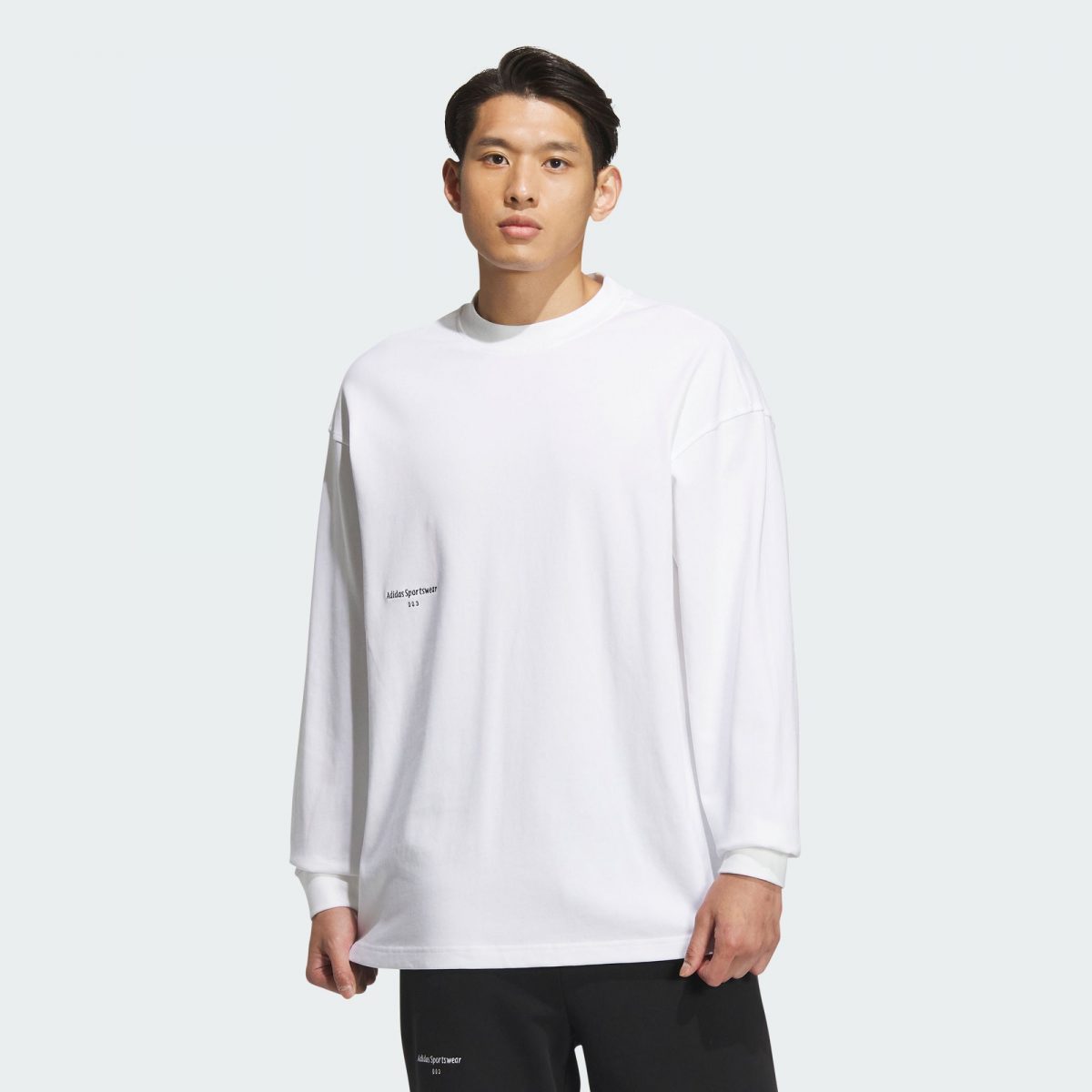 Мужская футболка adidas SMALL LOGO LONG SLEEVE TEE фото